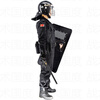 Tactical Nation Aluminum alloy shield black edge Explosion-proof shield 2mm anti-riot anti-terrorism stability maintenance security equipment security equipment