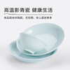 Tao Xichuan CERAMIC ART AVENUE Jingdezhen high temperature white porcelain lead-free tableware set simple shadow blue Chinese color household eating bowls and plates for housewarming Chaowu 6-person food classic version 36 pieces | gift box