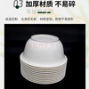 Baichao non-slip design rice husk disposable bowl thickened degradable rice husk bowl cold and heat resistant home outdoor eating 350ML thickened 100 pieces