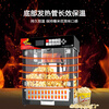Popcorn machine for commercial stalls, fully automatic, multi-functional, intelligent new electric corn puffing machine, fried nut machine, intelligent automatic model + Chinese red medium size