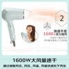 Panasonic home hair dryer high-power quick-drying mini hair dryer does not damage hair, dormitory New Year gift for girlfriend light blue EH-WND2G