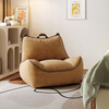 Lin's Home Furnishing Caterpillar Lazy Sofa Small Bean Bag Bedroom Living Room Balcony Lin's Wood B51