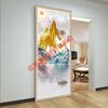 Meikejie Modern Minimalist Ghost Door Sliding Trackless Door Bathroom Cloakroom Kitchen Entrance Partition Track Door Printed Door Painting 01 Customized Product/First Square Meter Price