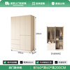 Zi Cong package installation solid wood wardrobe customizable bedroom wardrobe light luxury cream style storage wardrobe new storage four door 1.6 meter wardrobe (recommended by the store manager)
