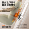 AUX home full body massage cushion recliner chair shoulder and cervical spine massager waist and back electric kneading mattress fully automatic multi-functional massager practical birthday gift for father and mother Supreme version - gray neck, shoulder, waist, legs and feet full kneading + vibration moxibustion hot compress