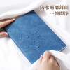 Sheepba leather notepad A5 leather notebook notebook soft surface thickened office special business work meeting record simple diary thickened postgraduate entrance examination thickened A5 simple style 1 deep sea blue (128 pages/book)