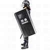 Tactical Nation Aluminum alloy shield black edge Explosion-proof shield 2mm anti-riot anti-terrorism stability maintenance security equipment security equipment