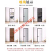 Meikejie Internet celebrity extremely narrow Changhong glass door bathroom kitchen toilet bathroom door single door minimalist glass swing door porcelain magnesium silver gray Internet celebrity extremely narrow 2.0mm wall thickness 1635