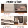 Jiangyuefu computer desk desktop home desk student study desk simple workbench bedroom with drawer office desk recommended model three drawers + main unit warm white 120 assembly (self-installation)