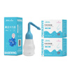 Hainuo Nasal Irrigator for Adults and Children with Rhinitis Nasal Irrigator 200ml Normal Saline Cleansing Neti Pot + 80 Packets of Nasal Washing Salt