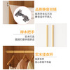 Boshisen Wardrobe Home Bedroom Rental Economical Storage Cabinet Small Household New Simple Assembly Children's Wardrobe 2 Doors (Light Walnut + White) 80*40*180 Thickened Environmentally Friendly Board Assembly