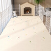 First idea of pet carpet waterproof and urine-proof PVC dog non-slip floor mat kennel mat puppy and cat carpet colorful dots 60x120cm
