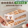 Xincong rolling egg storage box kitchen multi-layer oblique automatic egg rolling device refrigerator side door egg tray special crisper box transparent color 1 pack can hold about 60 eggs
