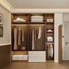 Quanyou (QUANU) Quanyou whole house customized bedroom wardrobe home wall-in-one cabinet small apartment wardrobe storage cabinet room storage cabinet 799/ (for specific plans, please contact customer service)