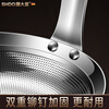 Shandahuang (SHDO) German foaming spoon 316 stainless steel one-piece colander fine mesh oil filter spoon oil isolation polishing foam skimming mesh spoon Cologne 316L straight handle large size 34*11cm
