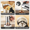 MONDINO stainless steel Moka pot espresso machine household small coffee brewing espresso extraction pot hand-brewed coffee set 2-piece set stainless steel Moka pot 100ml