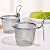 Anbuy 304 stainless steel hot pot colander kitchen household hanging side noodles spoon colander filter basket colander S1285