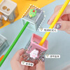 Cartoon double-hole pencil sharpener for students, small portable pencil sharpener, student pencil sharpener, pencil sharpener, random 1 piece