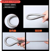 Qinkai shower hose encrypted stainless steel explosion-proof universal shower pipe household high temperature resistant pipe leak-proof and anti-winding water pipe 1.0 meter explosion-proof pipe - for children