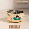 TREEJACK 316L stainless steel children's cartoon rice bowl kindergarten home baby yogurt fruit bowl food supplement bowl noodle soup bowl