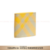 Burberry (BURBERRY) plaid pattern polyester (polyester fiber) coin purse women's yellow New Year gift basic outfit (bag + dust bag)