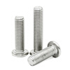 Jingxuan 304 stainless steel beveled large flat head hexagonal screw beveled flat round head bolt splint screw M6M8M10 3 5 50 pieces