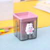 Cartoon double-hole pencil sharpener for students, small portable pencil sharpener, student pencil sharpener, pencil sharpener, random 1 piece