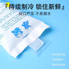 Bag Goller ice pack water-filled gel type fresh-keeping breast milk refrigerated seafood fruit food refrigerated ice pack 200 ml 55 pieces