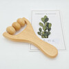 Tiannan Brothers (TNBROTHERS) wooden massager foot massage hand push roller massage slingshot handle head shoulder neck waist massage health care double gear hand massage