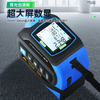 Zhenbing Laser Tape Measure Green Light Distance Meter Infrared Measurement Ruler Cross Line Electronic Tape Measure Bluetooth Measuring Room Instrument 100 Meter Green Light Distance Measurement + Green Light Cross + 5 Meter Tape Measure
