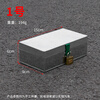 Meikejie galvanized sheet take-out box with lock storage box storage carpentry portable iron box large iron hardware tool box No. 1 storage box tin box + lock