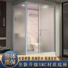 Jomoo's new integrated shower room bathroom integrated toilet mobile integrated bathroom household partition door waterproof toilet 190*120 side opening does not include toilet and does not include steam