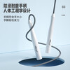 Li Ning (LI-NING) racing skipping rope for adults, children, primary and secondary school students, competition, high school entrance examination, special weight loss rope training, professional skipping rope, upgraded version, thick non-slip handle, white, authentic guarantee