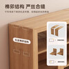 Solid wood bookcase floor-standing storage cabinet dust-proof grid cabinet log style cabinet living room storage integrated cabinet bookshelf mortise and tenon structure Yushan cedar wood 90/30/90