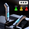 Second-speed alcohol tester air-blowing high-precision traffic check drunk driving special car concentration portable detector home alcohol detector elegant black ASIC smart chip accurate measurement