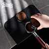 Bincoo corner coffee pressing pad silicone pressing hammer powder dispenser storage bar mat multi-functional anti-slip mat