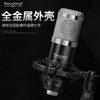 DepushengA8 sound card microphone USB wired computer online class recording dubbing karaoke game anchor singing TikTok audiobook recording teaching microphone notebook condenser metal