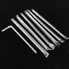 Meikejie disposable straws are individually packaged for drinking porridge and juice, tubes are individually packaged for porridge and water, thick elbow straws, transparent and individually packaged 50 pieces