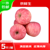 Jingxiansheng Shandong Yantai Red Fuji Apple, net weight 5 pounds, fruit diameter 80mm+, fresh fruit, straight from the source