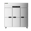 Shentop large vertical air-cooled freezer commercial hotel and restaurant kitchen fresh-keeping refrigerator six-door refrigerated tall refrigerator STL-GF36