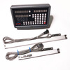 Jiang Zhiai milling machine grating ruler digital display set two feet one table boring machine vertical milling machine electronic ruler digital display set door installation No. 3 milling machine stroke 400X850MM two feet one table
