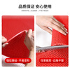 Jushiyi S-shaped hollow anti-slip floor mat thickened and encrypted commercial hydrophobic bathroom kitchen grid PVC wear-resistant cuttable floor mat 4.5mm thick 0.9*2m red