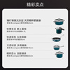 WMF Futengbao German original imported pot set Naicai rice wok soup frying pan wedding gift housewarming home imported from Germany Naicai rice modern blue 5-piece set