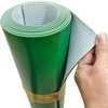 Wear-resistant green rubber mat workbench floor glue anti-static insulating mat car factory workshop floor mat conveyor belt green clamp line 1 meter wide 5mm thick price per meter