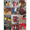 FHJQB electric hydraulic jack 50 tons 100T 200 tons 320T500 separated synchronous lifting horizontal inverted cylinder 50T (200mm) without pump