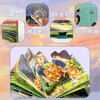 Children's situational experience flip book picture book 3D three-dimensional flip book full set of 4 genuine books Vehicle tear-proof hole book Push-pull mechanism book Kindergarten teacher recommended reading 3 to 6 year old story book Baby 1 to 2 year old book Puzzle enlightenment early education reading behavioral habits popular science encyclopedia children's book Money saving card