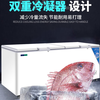 Bailey Freezer 500 liters or more large freezer commercial electronic temperature control ultra-low temperature cabinet freezer - 40 degrees large capacity horizontal freezer seafood cabinet large deep-freezing quick freezing 620 liters minus 40 length 1.88 meters