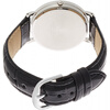 Citizen (CITIZEN) Japan direct mail Citizen watch Q996-304 overseas version pointer type waterproof leather strap watch white/black Japan direct mail