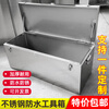 FHJQB stainless steel box storage box outdoor rectangular storage box outdoor car trunk tool box truck customization length 40*width 30*height 30 201 stainless steel solid