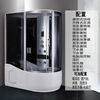 Jomoo shower room overall bathroom curved fan-shaped with bathtub steam integrated enclosed glass shower room home bath room 80*120 photo taken note left and right Contains steam